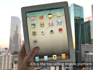 iOS is the top selling mobile platform 