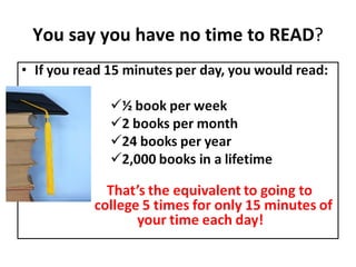You say you have no time to READ ? 