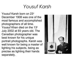 yousuf karsh biography