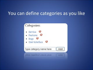 You can define categories as you like 