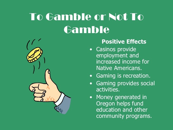 Gambling crime and recreation