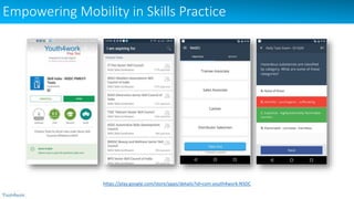 Empowering Mobility in Skills Practice
https://play.google.com/store/apps/details?id=com.youth4work.NSDC
 