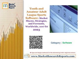 www.MarketResearchReports.com
Market
Shares, Strategies,
and Forecasts,
Worldwide, 2017 to
2023
Category : Software
All logos and Images mentioned on this slide belong to their respective owners.
 