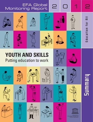 EFA Global
Monitoring Report 2 0 1 2
YOUTH AND SKILLS
Putting education to work
 