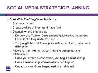 Creating A Social Media Strategy