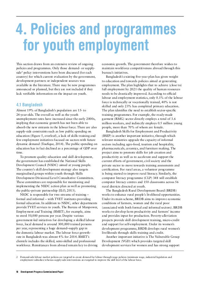 Help on dissertation youth unemployment