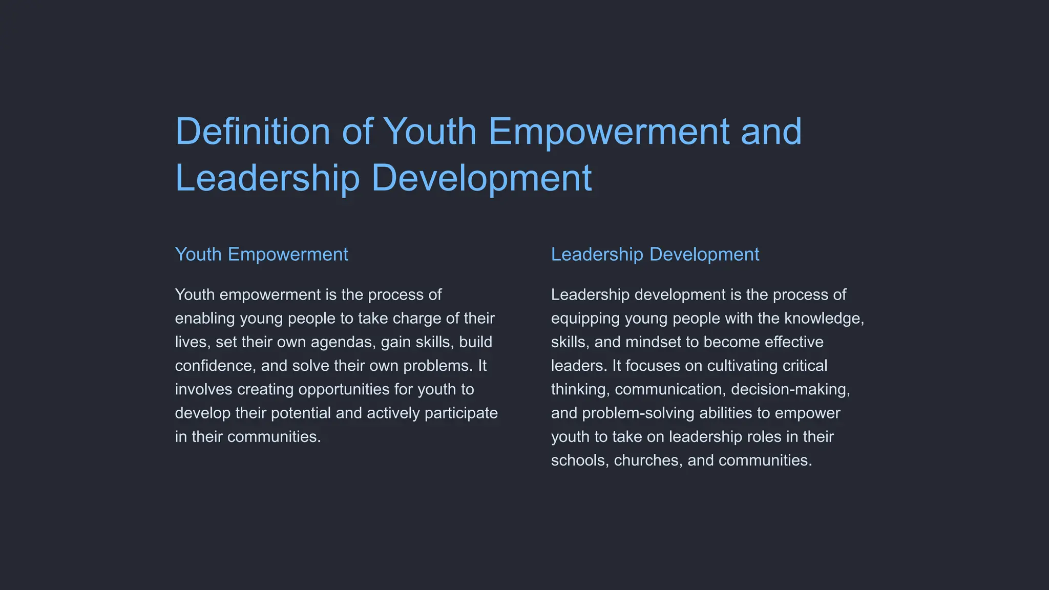 Youth Empowerment and Leadership Development in church and community.pptx