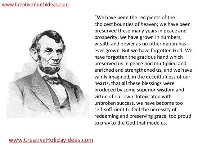 Youth Ideas: Famous American Thanksgiving Quotes