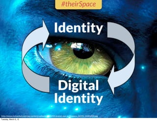 #theirSpace


                                                  Identity



                                              ...