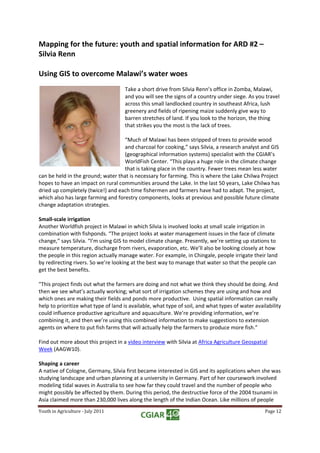 Growing Talents: Youth in Agriculture