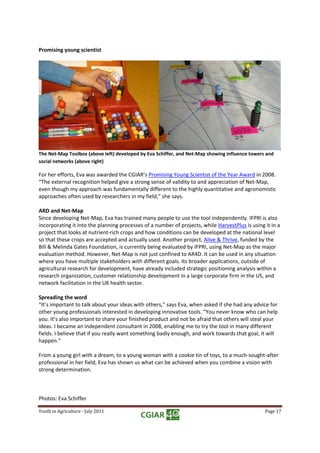 Growing Talents: Youth in Agriculture