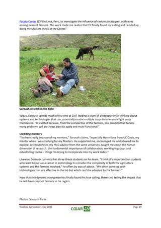 Growing Talents: Youth in Agriculture