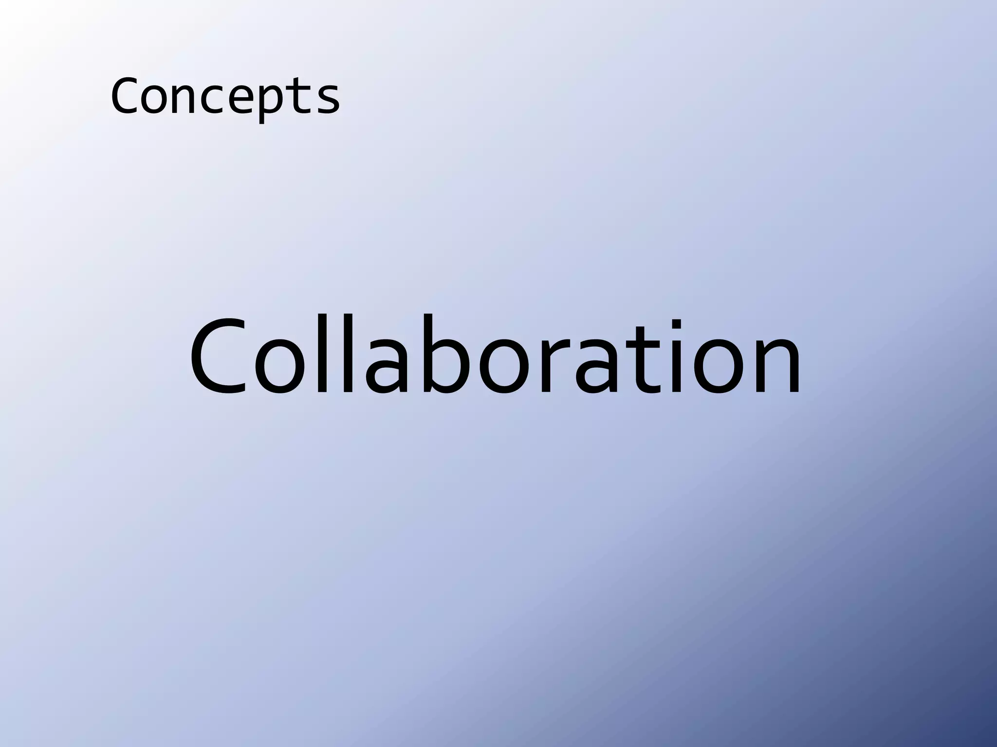 ConceptsCollaboration