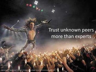 Trust unknown peers
                                                                                        more than expe...