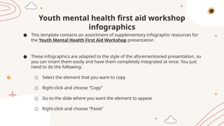 Youth Mental Health First Aid Workshop Infographics by Slidesgo.pptx