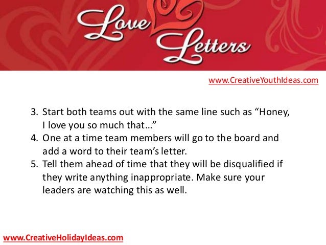 Youth Ministry Ideas Valentine s Day Love Letters Youth Ministry Ideas Valentine s Day Love Letters