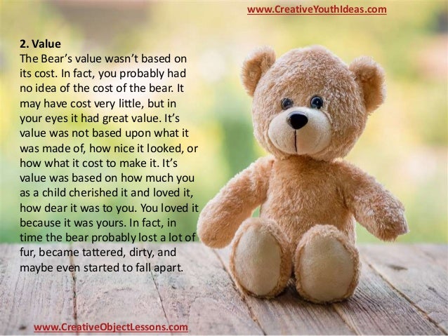 Youth Ministry Object Lesson Teddy Bear Faith youth-ministry-object-lesson-teddy-bear-faith
