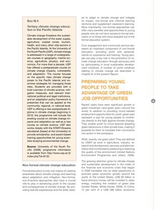 Youth and Climate Change - United Nations World Youth Report | PDF