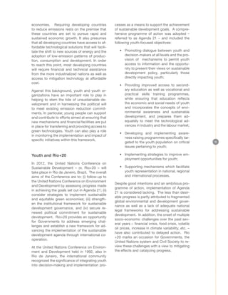 World Youth Report- Youth and Climate Change | PDF