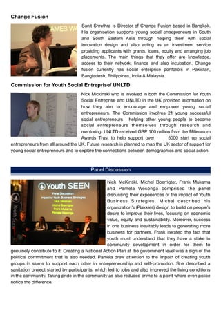 Youth SEEN Conference Report