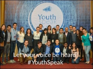 YouthSpeak Activation 
