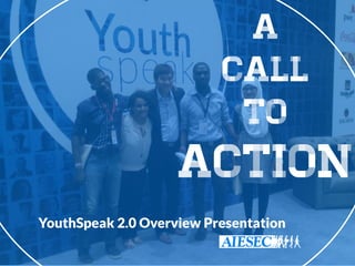 A
CALL
TO
ACTION
YouthSpeak 2.0 Overview Presentation
 