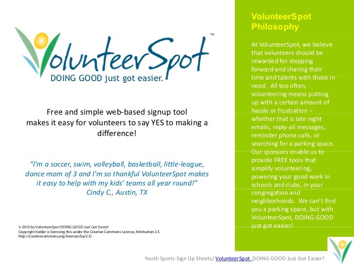 online sign up sheets for youth sports