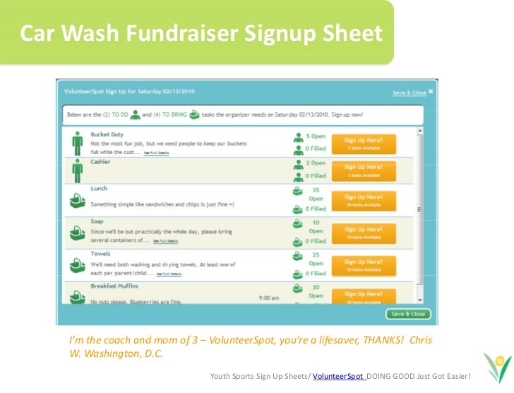 sign up sheets online