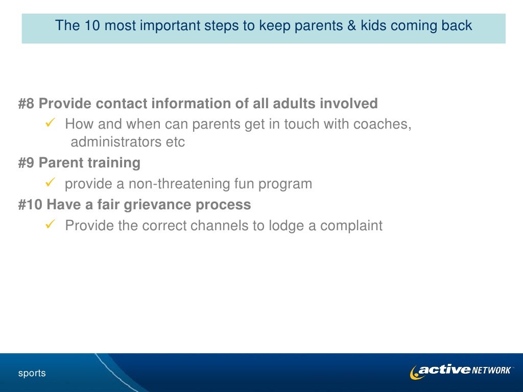 Youth Sports Organization Management