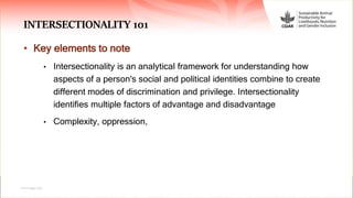 Sustainable Animal Productivity for Livelihoods, Nutrition and Gender Inclusion (SAPLING)