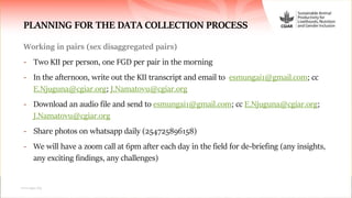 Sustainable Animal Productivity for Livelihoods, Nutrition and Gender Inclusion (SAPLING)