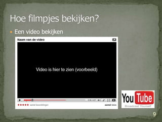 Een video bekijken 9Hoe filmpjes bekijken? 