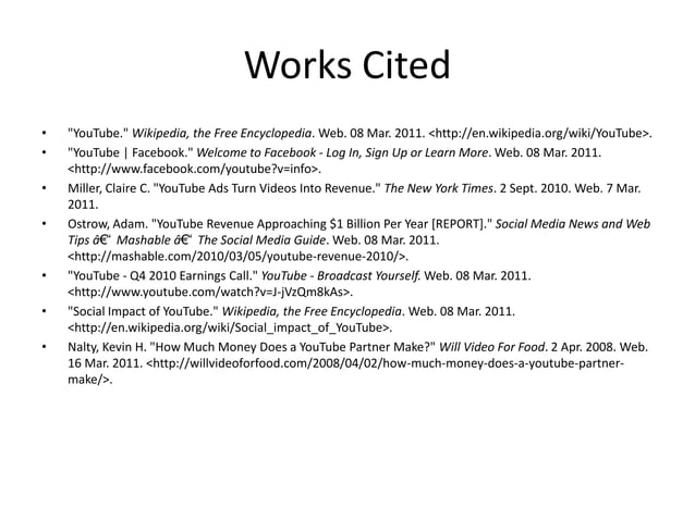 Youtube A Billion Dollar Industry Ppt