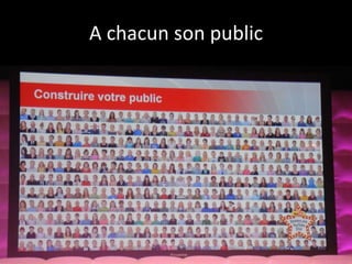 A chacun son public