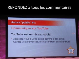 REPONDEZ à tous les commentaires