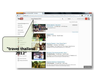 “travel thailand
2012”
 