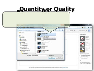 Quantity or Qualitynet HD
 