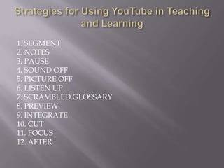 Youtube for english language learning | PPTX | Internet | Computing