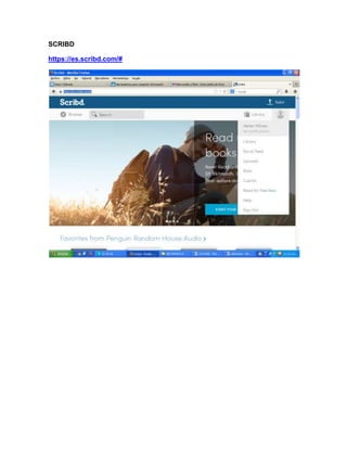 SCRIBD
https://es.scribd.com/#
 