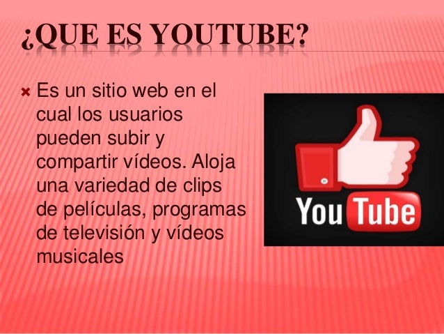Resultado de imagen para que es youtube