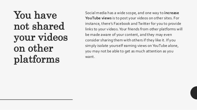 YouTube: Why Am I Not Getting Any Views?