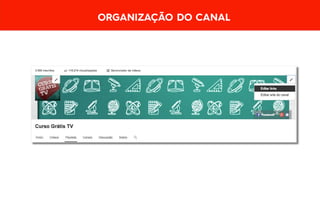 ORGANIZAÇÃO DO CANAL
 
