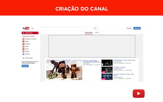 CRIAÇÃO DO CANAL
 