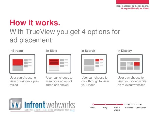 Why use Youtube Adwords for video with trueview