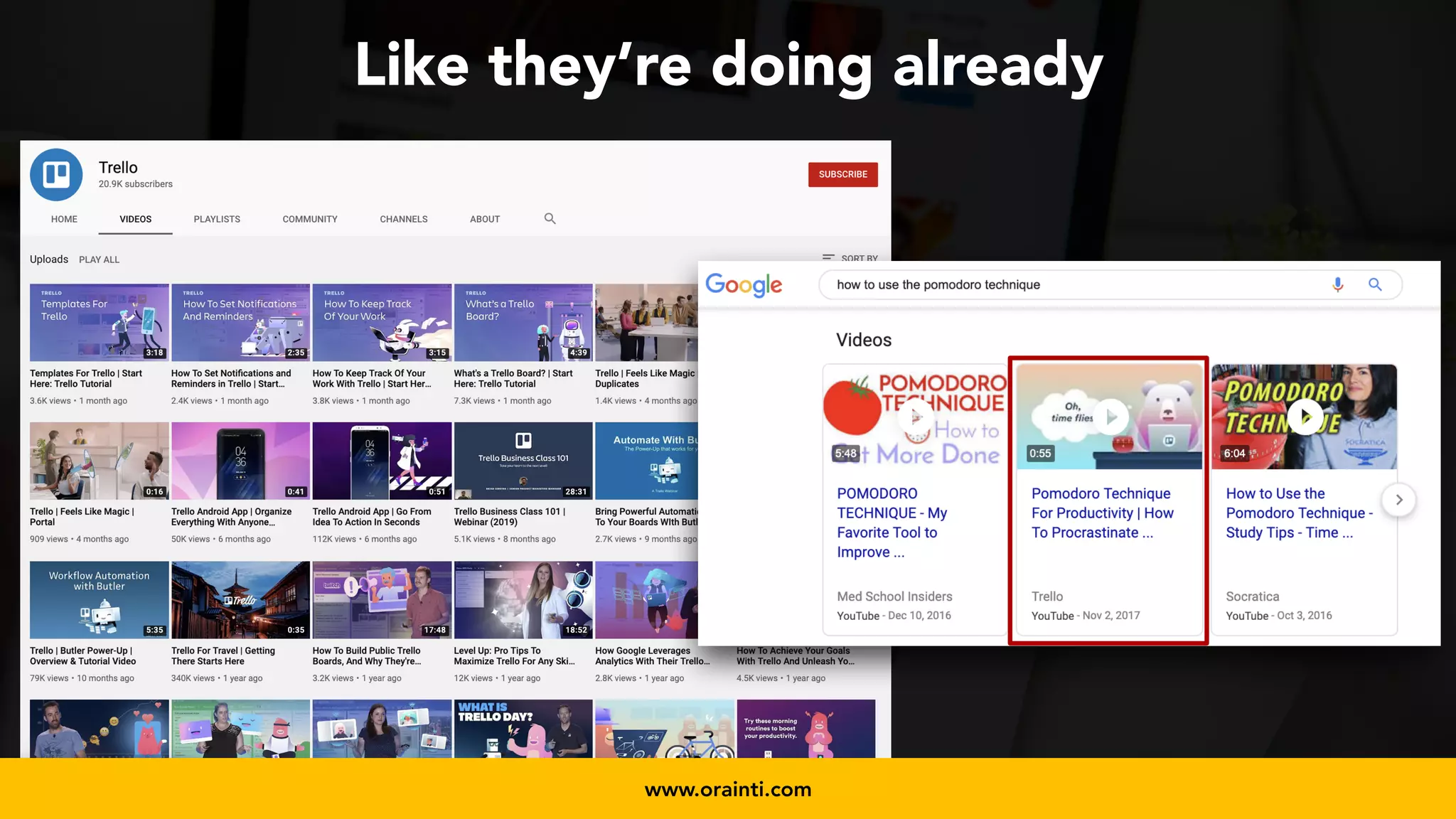 #videoseo at #smxwest by @aleyda from @orainti
Like they’re doing already
www.orainti.com
 