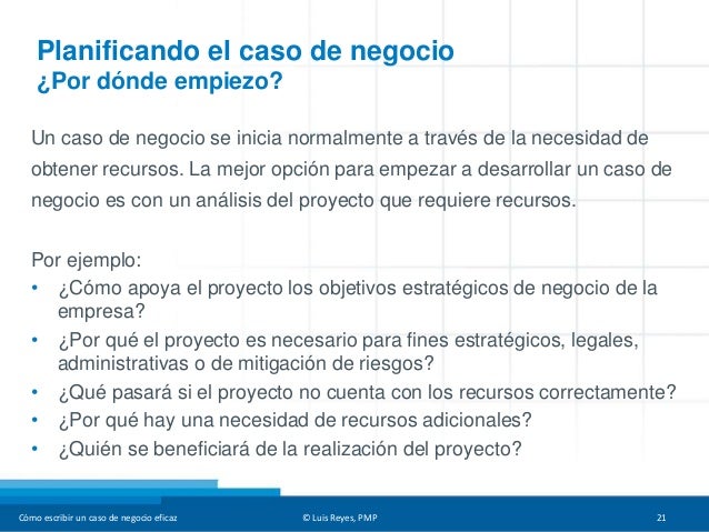 caso de negocio como escribir un caso de negocio eficaz caso de negocio como escribir un caso de negocio eficaz
