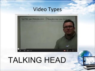 Video Types




TALKING HEAD
 
