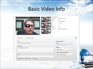 Basic Video Info
 
