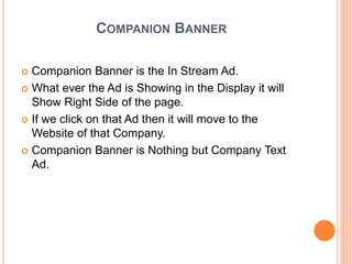 YouTube Ads Introduction | PPTX