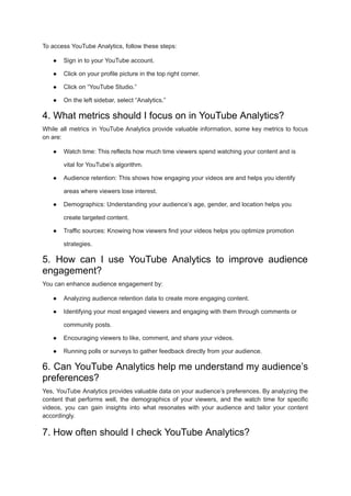Youtube Comment Analytics YouTube Analytics The Key to Explosive Growth.pdf